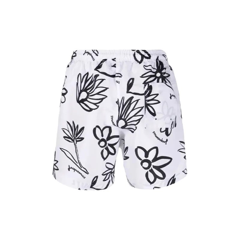 Jacquemus Le Maillot Peinture Flower Sketch Swim Shorts-1