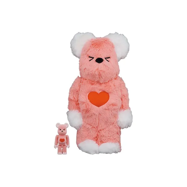 Bearbrick Valmuer Poppies Pink-0