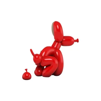Mighty Jax Popek Whatshisname Balloon Poop Dog Trendy Figures Red