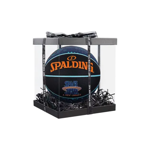 SPALDING x SpaceJam PU Basketball Black Size 7 Ball Training Match Unisex