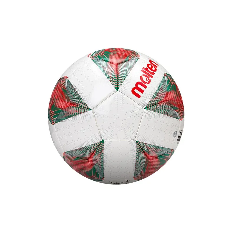 Molten Size 5 Ball Soccer PU Seamless Thermal bonding Unisex Red White-1