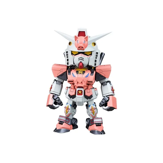 BANDAI Popular Gundam QMSV Chinese Zodiac Gundam Pig Kunio Okawara Assembled Models-1