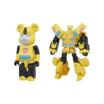 BE@RBRICK X Transformers Bumblebee Yellow