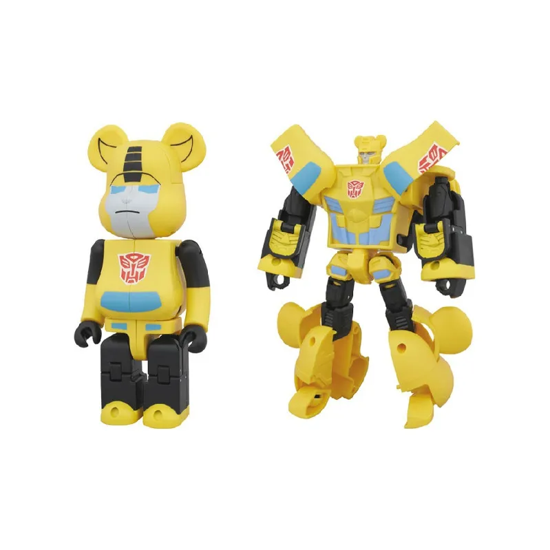 BE@RBRICK X Transformers Bumblebee Yellow-0