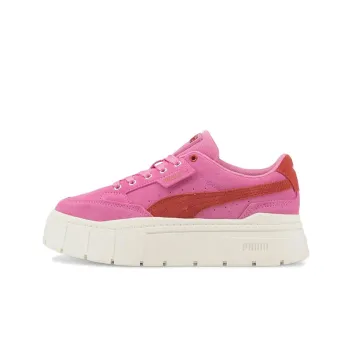 PUMA Mayze Stack Dc5 Anti Slip And Wear Resistant Height Increasing Low Top Vintage Skateboard Shoes Women's Pink
