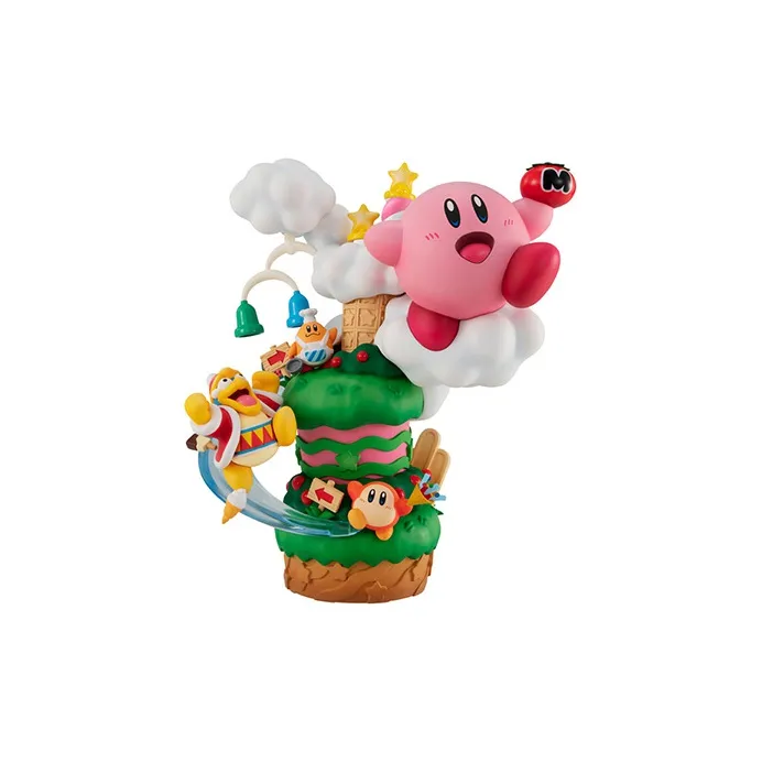 Kirby Skating Kirby White Dolls Plush Doll 18cm High-1