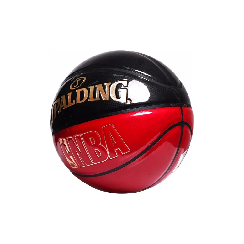 SPALDING PU Basketball Red Black Size 7 Ball Training Unisex-2