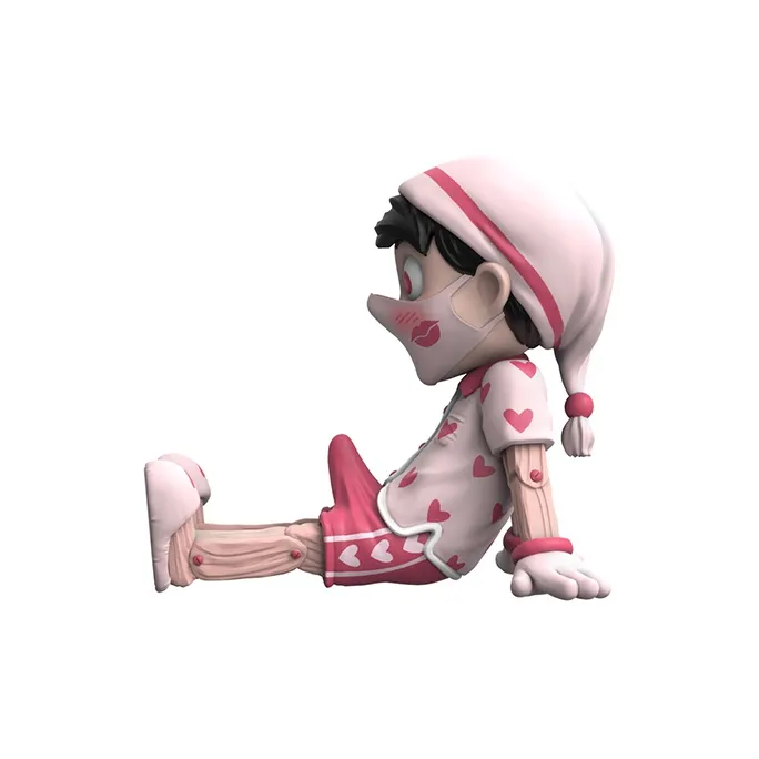 Mighty Jax Pinocchio First Kiss Edition, Sitting Posture Heart Trendy Figures 18cm-2