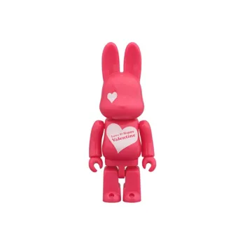 BE@RBRICK R@BBRICK LOVE Happy 2016 Rabbit Hang Tag Box 100% 7cm