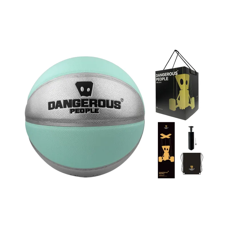 DANGEROUSPEOPLE PU Basketball Mint Green Size 7 Ball Training Unisex-9