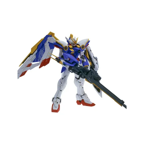 BANDAI MG 1 100 Mobile Suit Gundam Wing  Endless Waltz XXXG 01W Wing Gundam Card Edition Model Kits 18cm