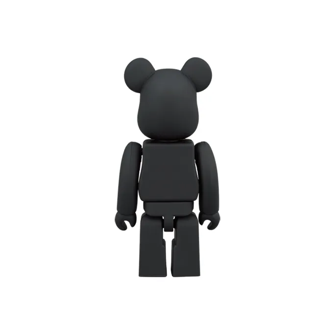 BE@RBRICK B8ta Matte Black Hang Tag Box 100%-1
