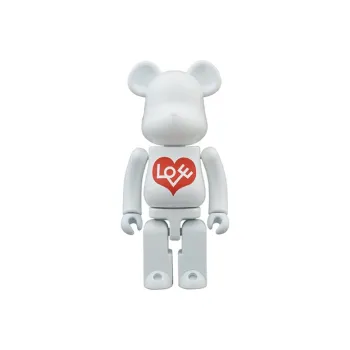 BE@RBRICK Superalloy Love Bianco