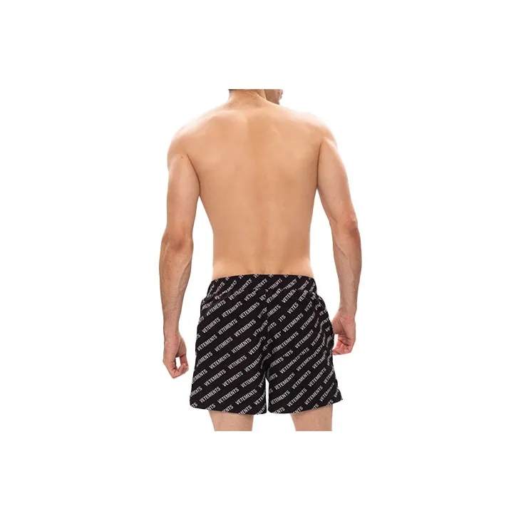 Vetements All Over Logo Swimshorts-1