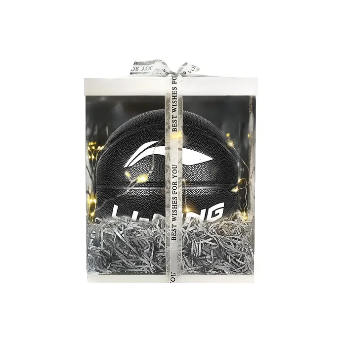 LiNing Badfive PU Basketball Black Size 7 Ball Training Competition Unisex-6