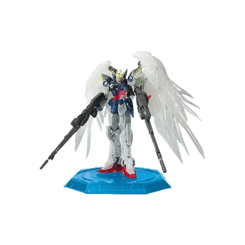 BANDAI Wing Gundam Zero RG Wing Gundam Zero Model Kits Multicolor Transparent