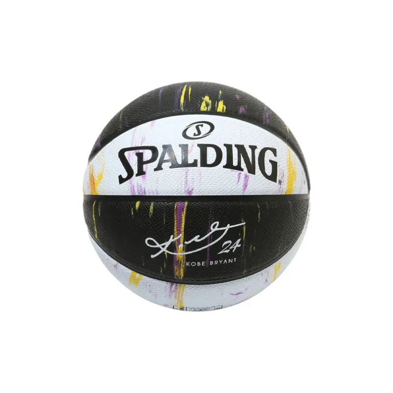 SPALDING Graffiti Rubber Basketball Black White Size 7 Ball Training Unisex-0