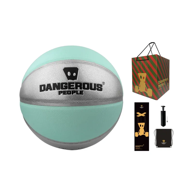 DANGEROUSPEOPLE PU Basketball Mint Green Size 7 Ball Training Unisex-10