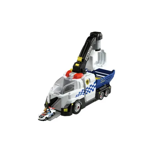 TAKARA TOMY Disney DS Collection Police Car Transport Truck Delivery Truck Alloy Small Car Assembled Models 40cm