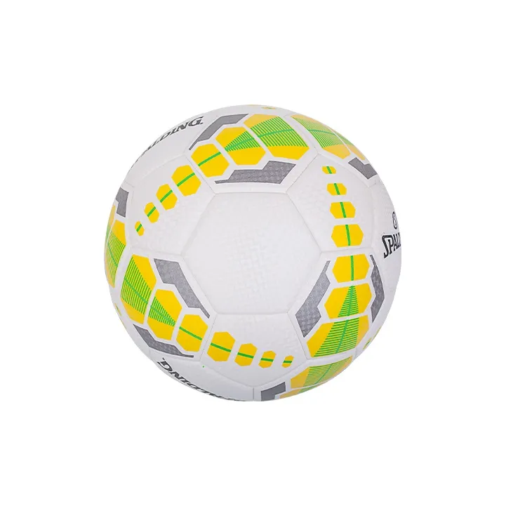 SPALDING Competition Ball Collection Size 5 Soccer PU Seamless Thermal bonding Unisex White Yellow Green-3