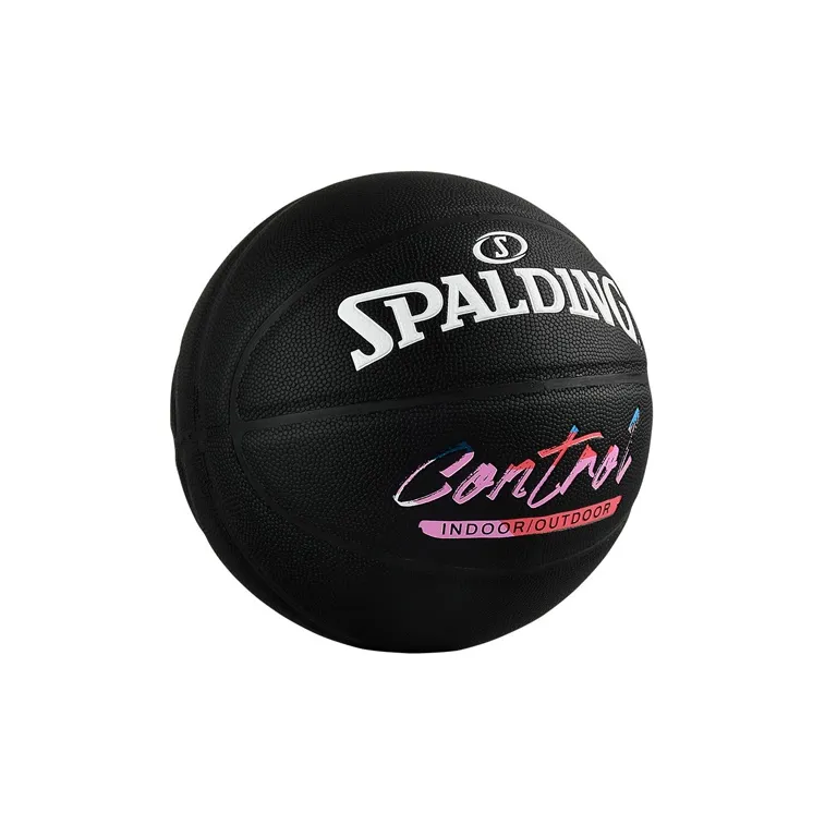 SPALDING CONTROL Series PU Basketball Black Box Size 7 Training Unisex-2