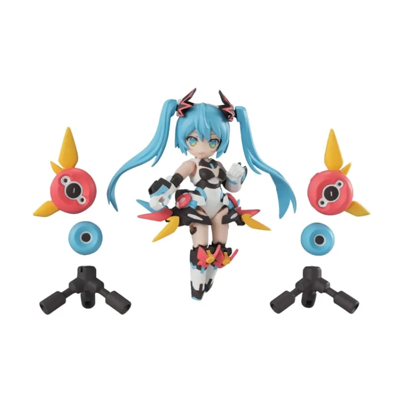 MegaHouse Hatsune Miku Desktop Armed Girlish Hatsune Miku Collection Full Box 3 Pack Assembled Models-3