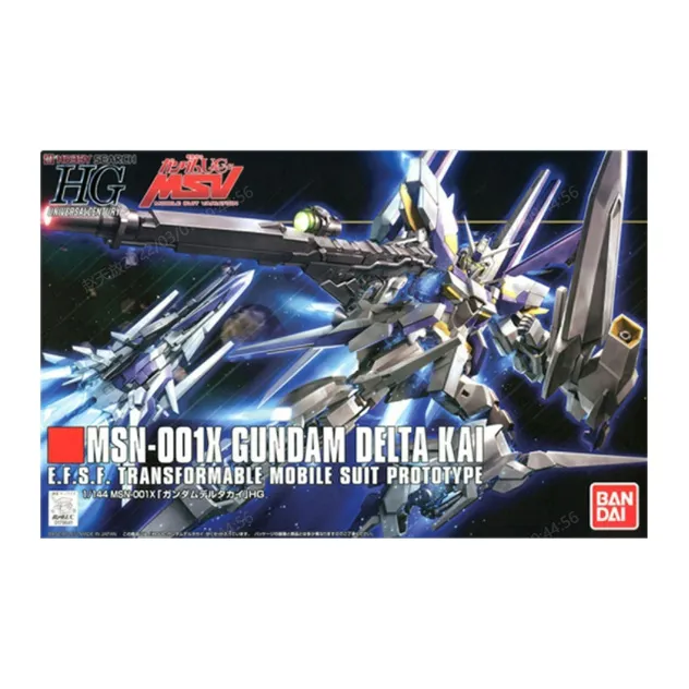 BANDAI HG Collection 1 144 Mobile Suit Gundam Unicorn Gundam Delta Custom Model Kits 13cm-1