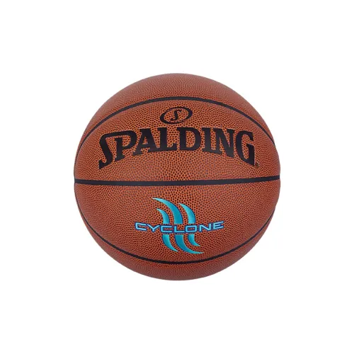 SPALDING Introductory Basketball Series PU Basketball Brown With Blue Text Size 7 Training Unisex