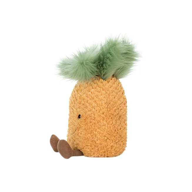 JELLYCAT Gourmet Collection Fruit Joyful Pineapple Dolls Plush Doll 16cm/47cm Height-2