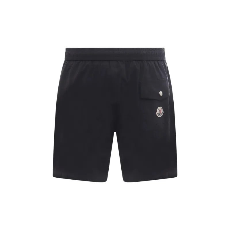 Moncler Swimming Shorts Men Black-1