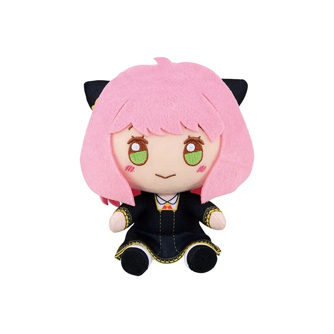 BANPRESTO Spy × Family Characters Glass Factory Ichiban Kuji C Prize Annya Dolls Plush Doll 15cm High-0