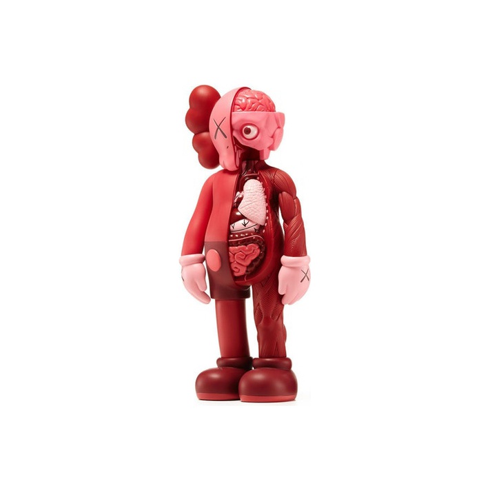 KAWS Companion Flayed Open Edition Vinyl Figure Grey Brown