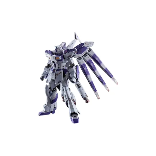 BANDAI Metal Build Hi v Gundam Char's Counterattack Action Figures Purple
