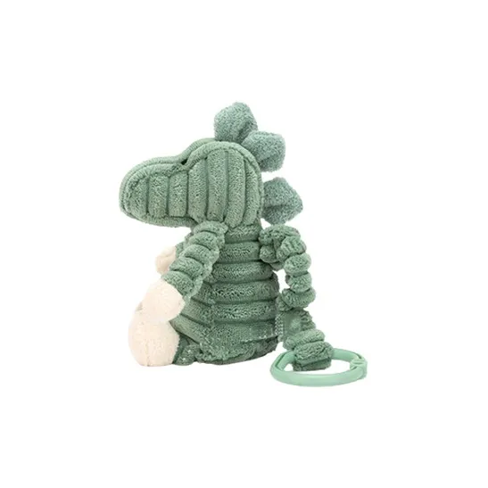 JELLYCAT Animal Corduroy Dinosaur Keychain Dolls Plush Doll 16cm High-4