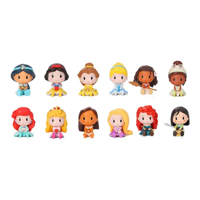 POP MART Disney Figure Print Princess Seating Collection Blind Box Products Single Mystery Box/Full Box 12 Pcs-0