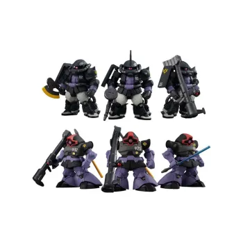 BANDAI Zaku PB Limited Food Play FW CORE Black Triple Star Zaku II Daio Set Assembled Models 5.5cm