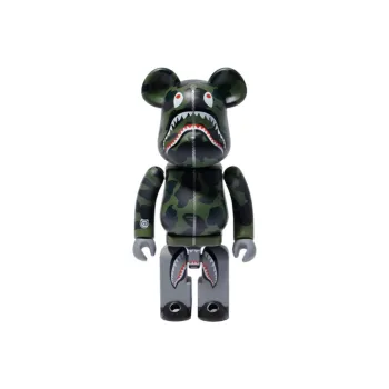 BE@RBRICK X Medicom 1st Camo Shark Superalloy Chogokin BE@RBRICK Green