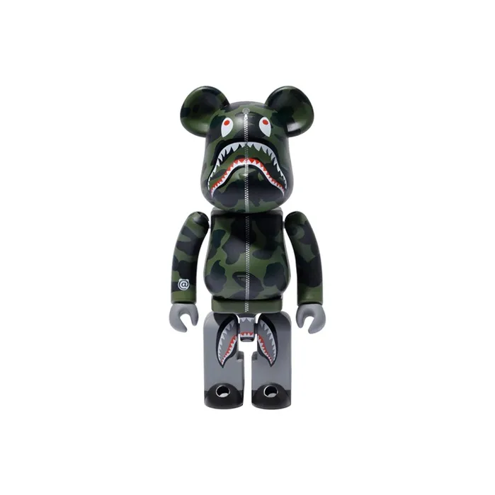 BE@RBRICK X Medicom 1st Camo Shark Superalloy Chogokin BE@RBRICK Green-0