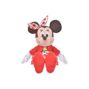Disney Red Apple Collection Minnie Dolls Plush Doll 22cm Height