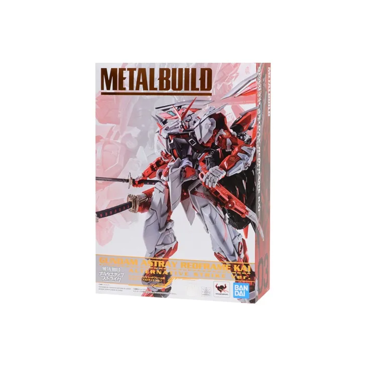 BANDAI Metal Build Gundam Astray Redframe Kai Alternative Strike Ver. Figure White Action Figure White & Red-2