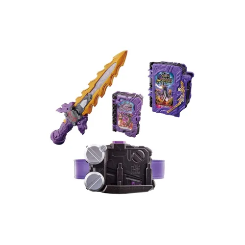 BANDAI DX Kamen Rider Saber Evil Dragon, Dark Sword Moon Dark & Evil King Sword Deluxe Version Model Accessories