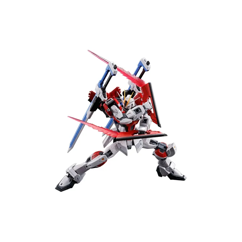 BANDAI RG 1 144 Mobile Suit Gundam SEED Sword Armor Impulse Gundam Model Kits 13cm-1