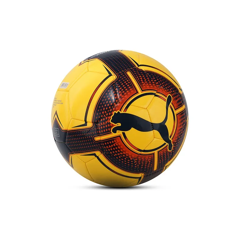 PUMA Size 5 Soccer TPU Machine Stitched Soccer Ball Unisex Yellow Orange Black-3