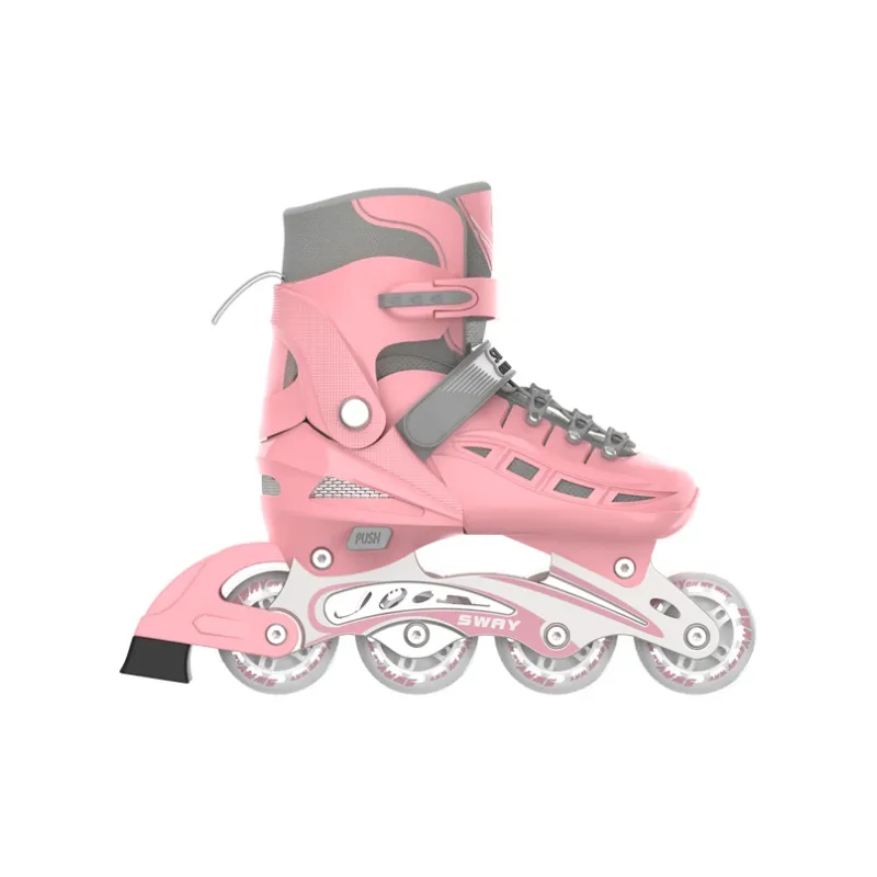 Sway Inline Skates Cherry Blossom Pink/White Green/Black Warrior-7