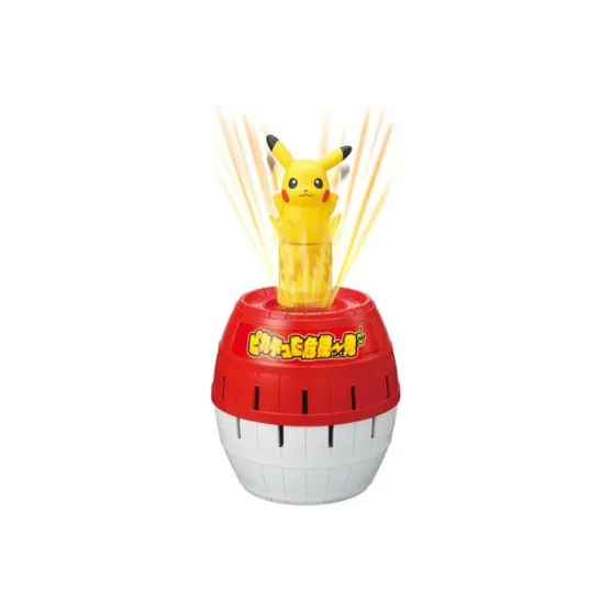 TAKARA TOMY Pokémon Pikachu A Crisis Awaits  Prank Bucket Game Assembled Models 20cm-1