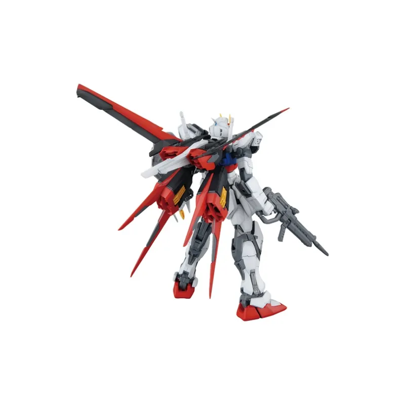 BANDAI MG 1 100 Mobile Suit Gundam SEED Air Strike Gundam VER RM Model Kits 18cm-3