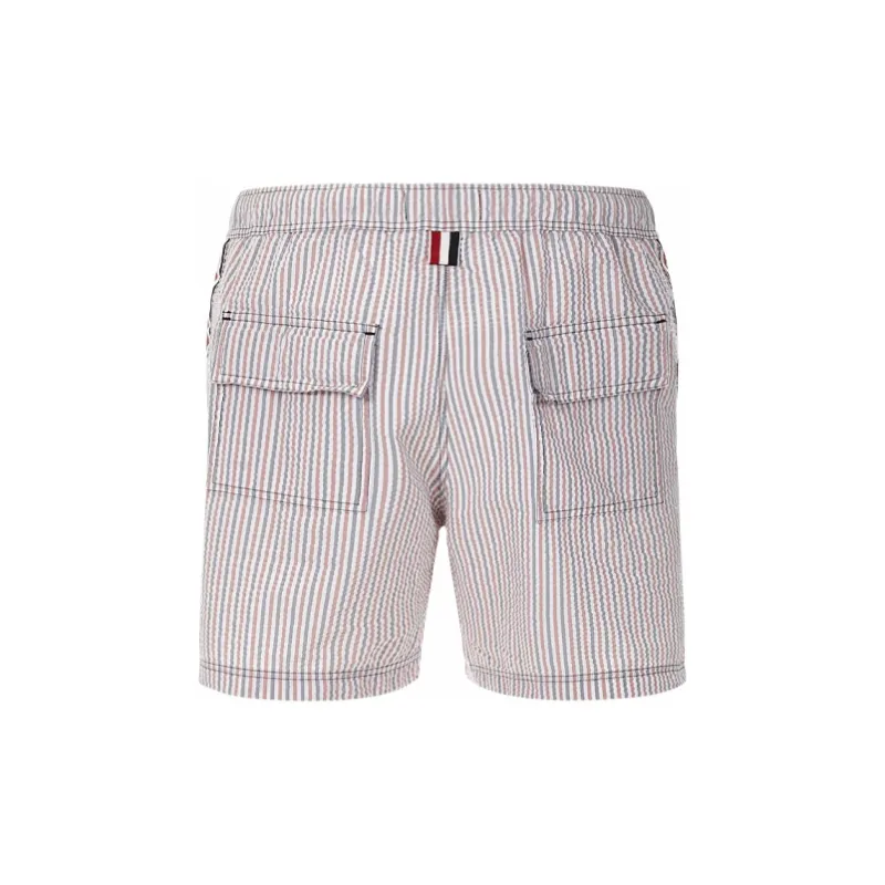 THOM BROWNE Beach Shorts Men Pink-1