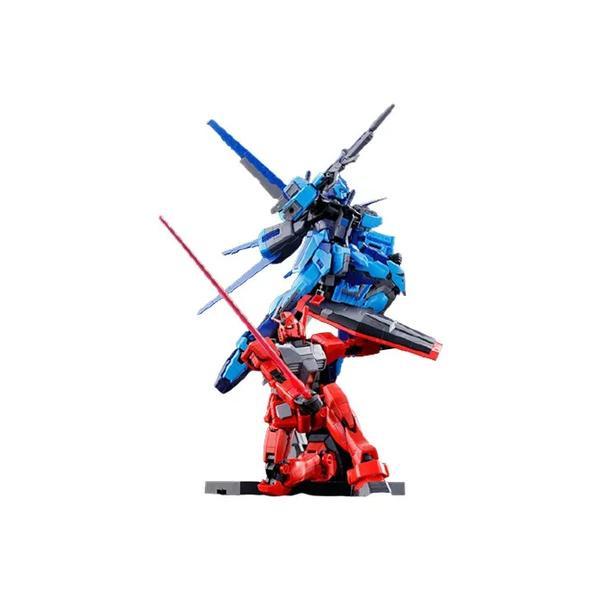 BANDAI RG Mobile Suit Gundam RX 78 2 Gundam & Strike Gundam Set Gundam World Comparison Color Scheme Model Kits 13cm-0