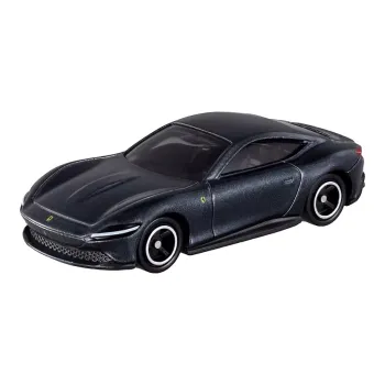 TAKARA TOMY Ferrari Alloy Small Car Hobby Model Toy, Hong Kong Version Size 17, Ferrari Roma Assembled Models Blue