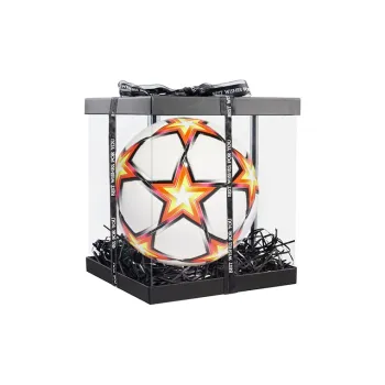 Adidas Mini Training Soccer PU Machine Stitched Soccer Ball Unisex White Yellow Fluorescent